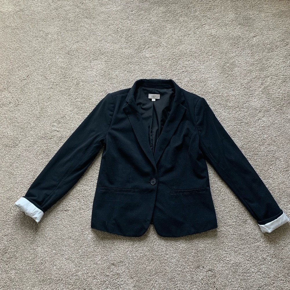 Loft Cotton Blazer